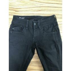 Gstar broek maat 26 lengte 32. Zwart