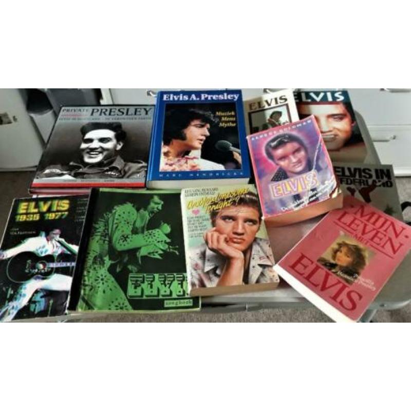 Diverse Elvis Presley boeken, zie omschrijving....
