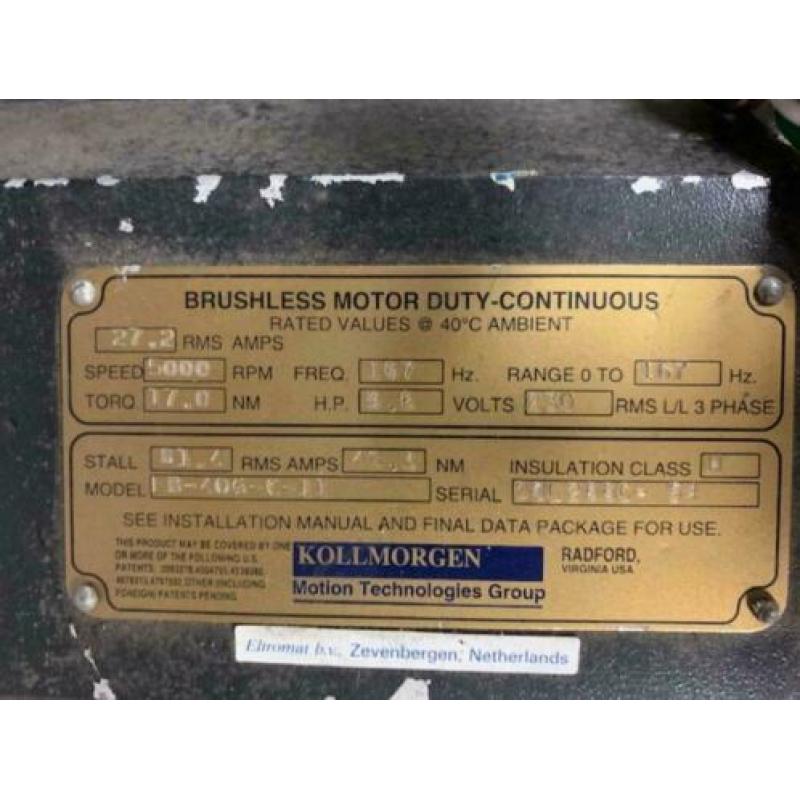 (1x)KOLLMORGEN servomotor