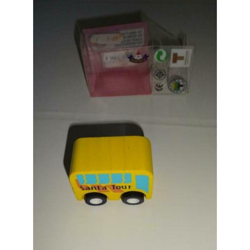 Santoys massief houten speelgoed Santa Tour “Nieuw” 2 stuks.