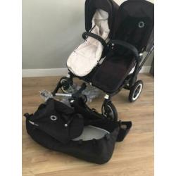 Bugaboo Donkey duo mono wagen All black