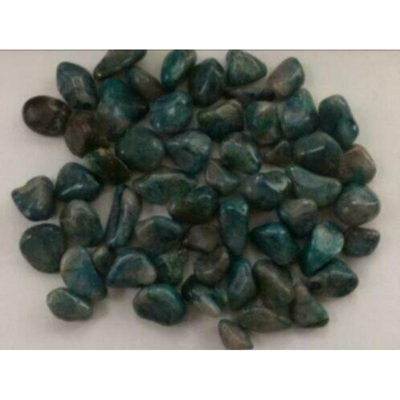 5 sets edelsteen: chrysocolla malachiet shattukite azurite
