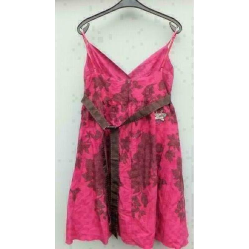DEPT cerise/bruin tuniek mt M