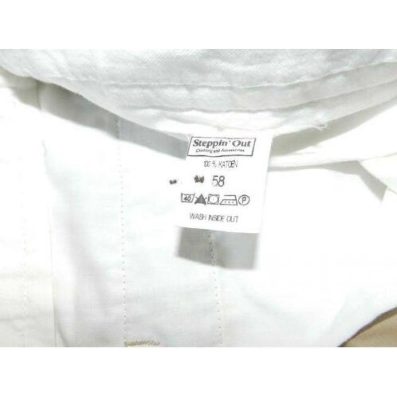 Nieuwe Steppin'Out Classic Chino flat front pantalon maat 58