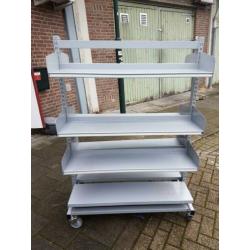 Magazijnwagen /winkeldisplay Magazijnstelling