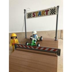 Playmobil paarden race, bak, raceauto etc