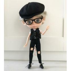 Blythe custom pop doll jongen boy
