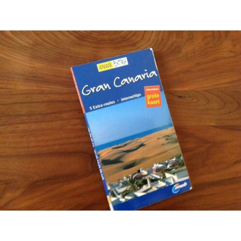 Gran Canaria Spanje ANWB reisgids + GROTE KAART Canarische