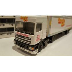 DAF 95 + koeltrailer van Echtelt / Carnaby Lion Car 1/50