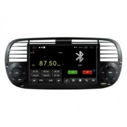 navigatie fiat 500 2010 carkit touchscreen android 9 zwart