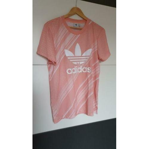 Adidas roze shirt maat 40