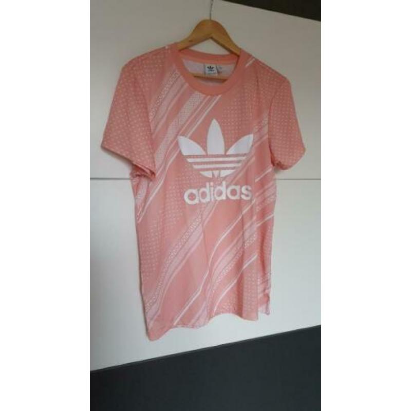 Adidas roze shirt maat 40
