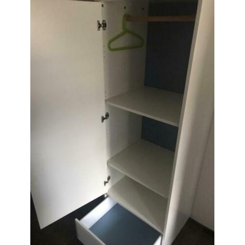 2x Hemnes klerenkast /kledingkast met lades, plank en roede