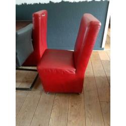 rode eetkamer stoelen