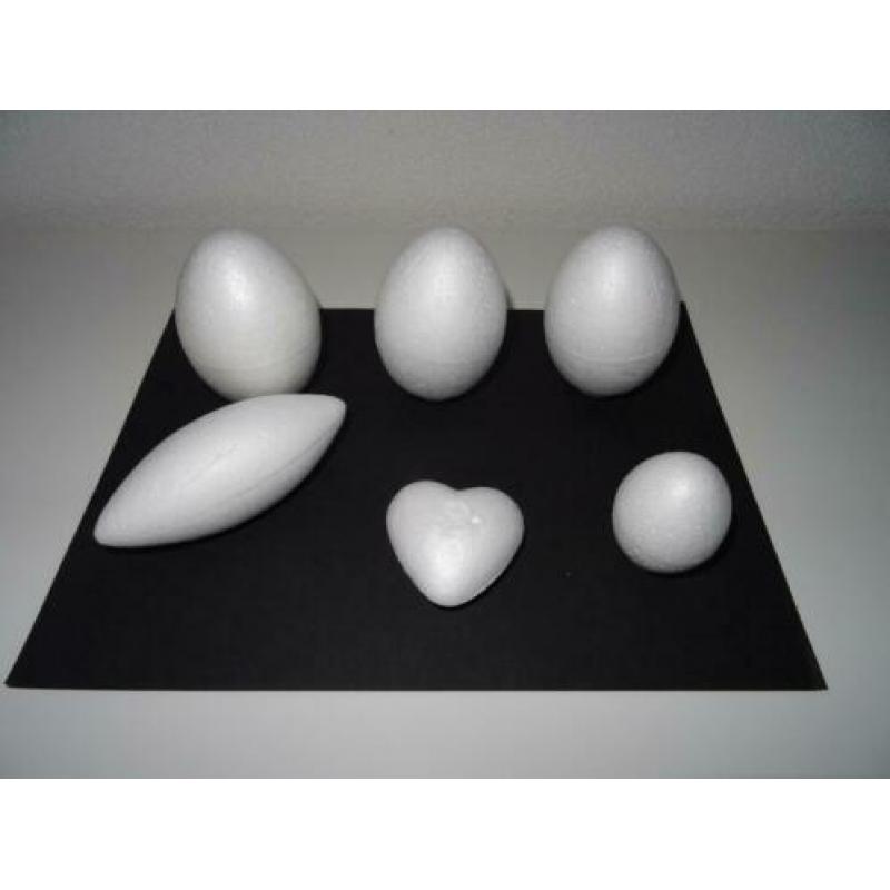 HOBBY - diverse POLYSTYREEN-vormen 17 stuks (NIEUW)