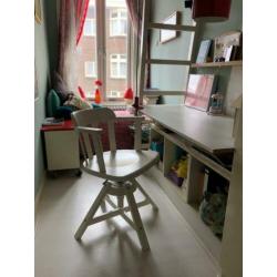 Bureaustoel van hout