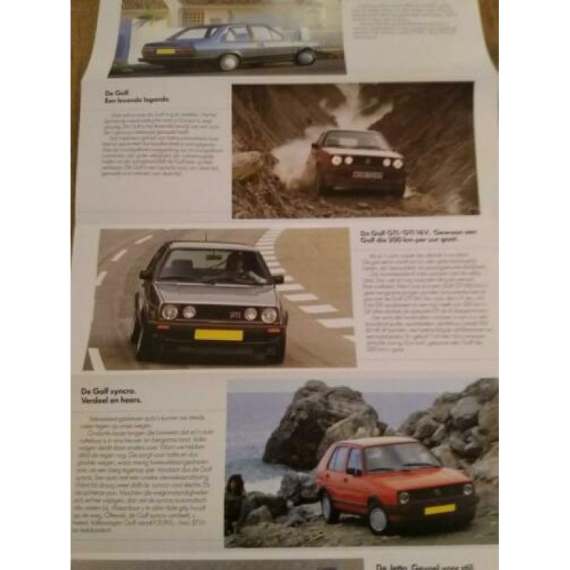 Volkswagen folder ( o.a. golf GTI, scirocco)