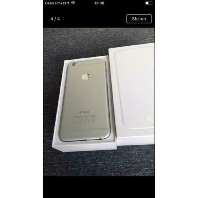 iPhone 6 16GB wit zo goed als nieuwe
