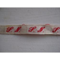 Oude Katoenen Letters voor in Kleding