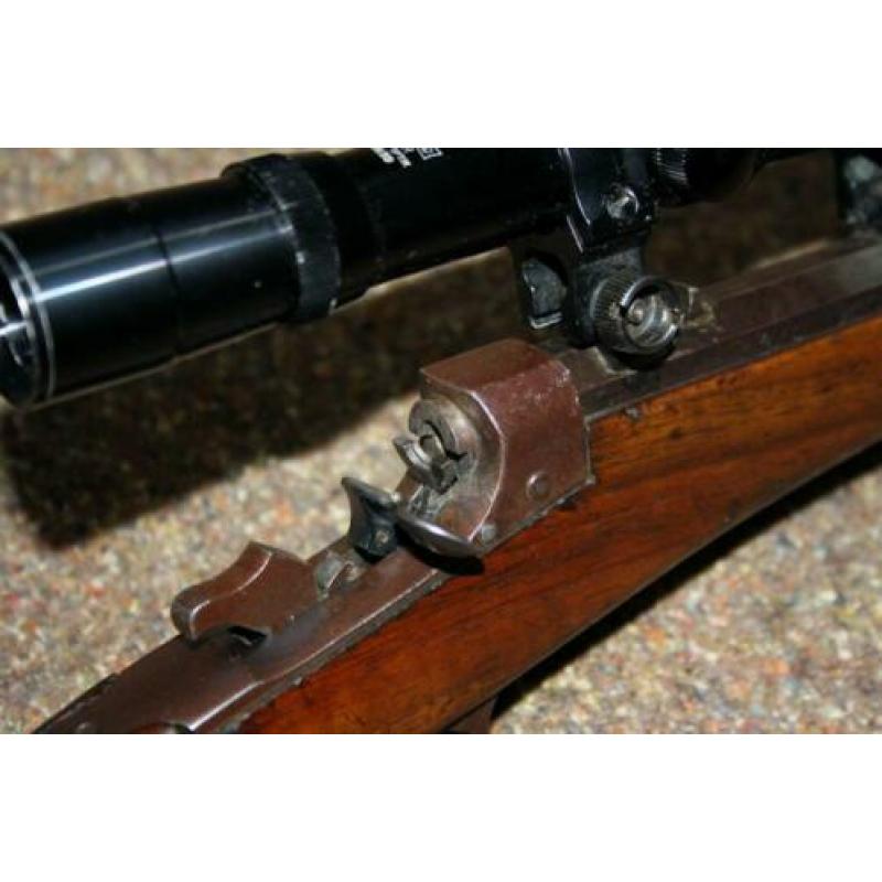 Antiek tuingeweer rolling block zwartkruit short 6mm flobert