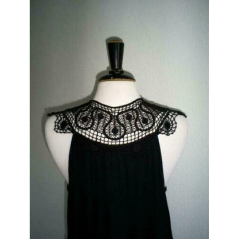 NIEUW !!! met labels vest / gilet mt. 36-38 met kant