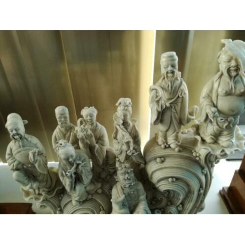 chinees porcelein/beeldengroep blanc de chine