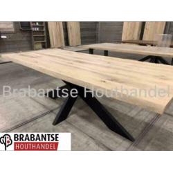 Boomstamtafel boomstam tafel eiken tafels 10%openingskorting