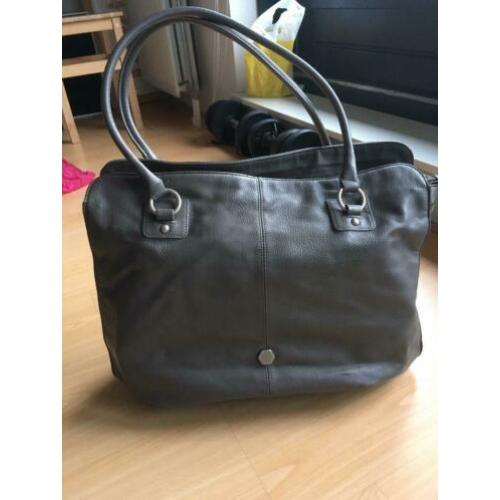 grijze werk-school tas