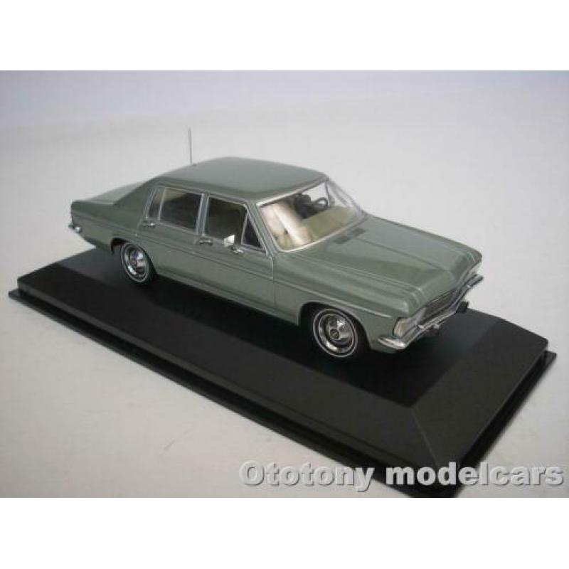Opel Admiral 1969-77 Groen 1/43 Minichamps