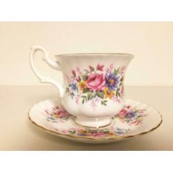 Mix&Match set Engelse kopjes, Royal Albert, Royal Kent ea
