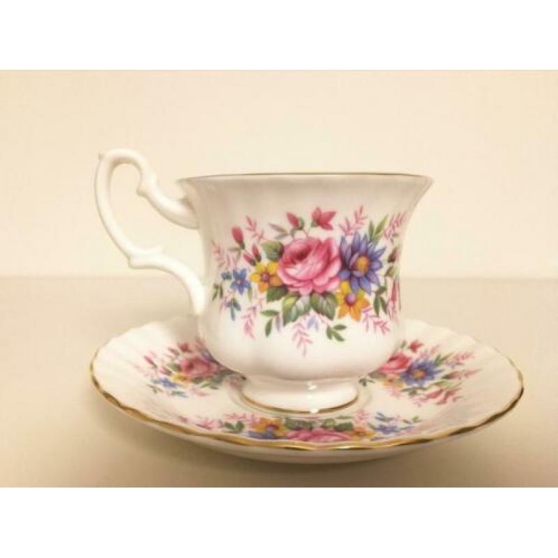 Mix&Match set Engelse kopjes, Royal Albert, Royal Kent ea