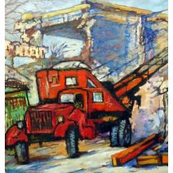 Schilderij van Jan Meijer, Nederlandse kunstenaar van 1964