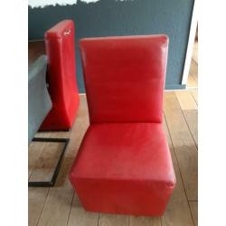 rode eetkamer stoelen