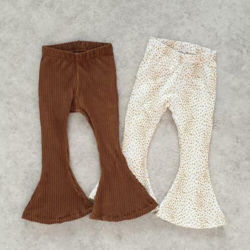 Handgemaakte flared pants