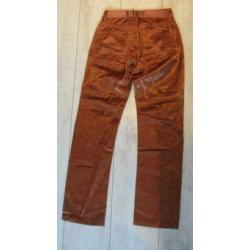 Diesel female blue denim jeans oranje bruin maat 26