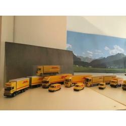 DHL vrachtwagens 1/87
