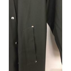 Stutterheim luxe donkergroene A lijn regenjas maat L