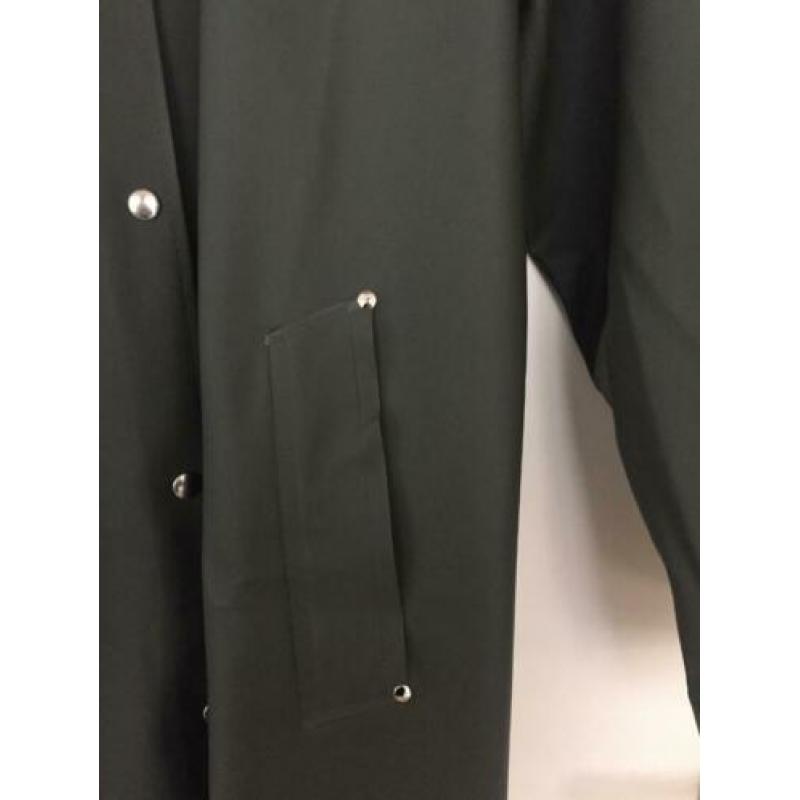 Stutterheim luxe donkergroene A lijn regenjas maat L
