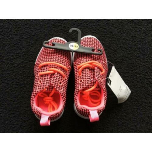 Sneakers maat 22/23 roze nieuw meisje sneaker schoenen mt22