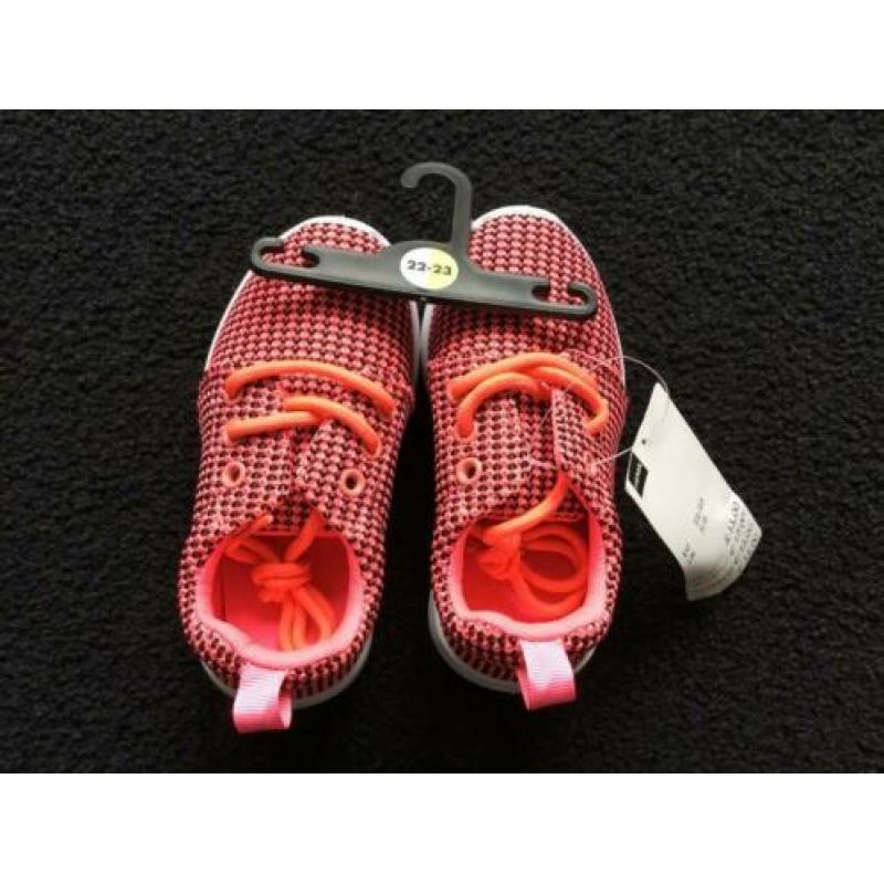 Sneakers maat 22/23 roze nieuw meisje sneaker schoenen mt22
