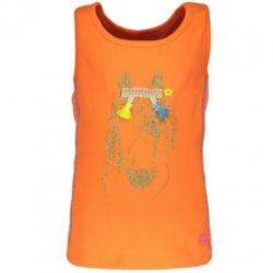 Shirtje Kidz Art nieuw met kaartjes maat 104 oranje paard