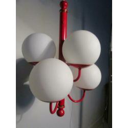 Retro Vintage Jaren 70 bollen hang lamp