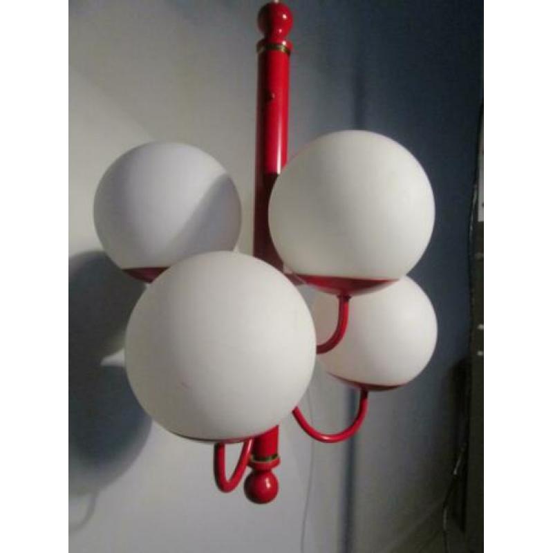 Retro Vintage Jaren 70 bollen hang lamp