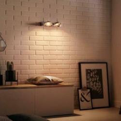 Opbouwspot Philips myLiving Particon Warmglow LED 2-spot