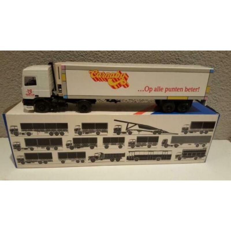 DAF 95 + koeltrailer van Echtelt / Carnaby Lion Car 1/50
