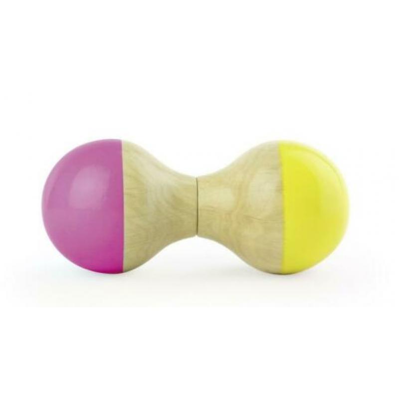 Handgemaakte houten rammelaar VILAC - NIEUW!