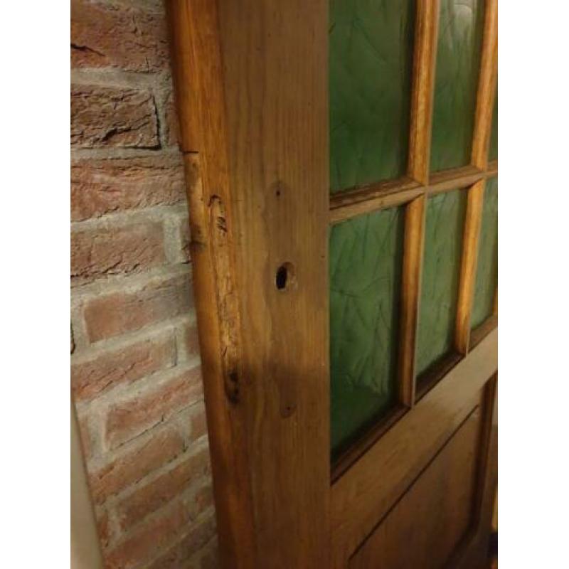 2x hardhouten deuren hoog 211,5 / 82,5 breed.