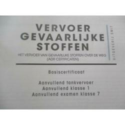 Boek ADR Gevaarlijke stoffen 2020 + examen oefenboek