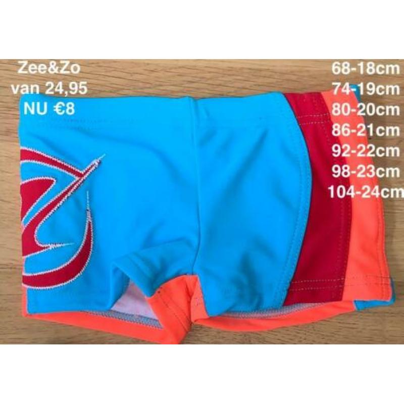 Zwembroek, UV-werend shirt 68-74 Zee&Zo NIEUW