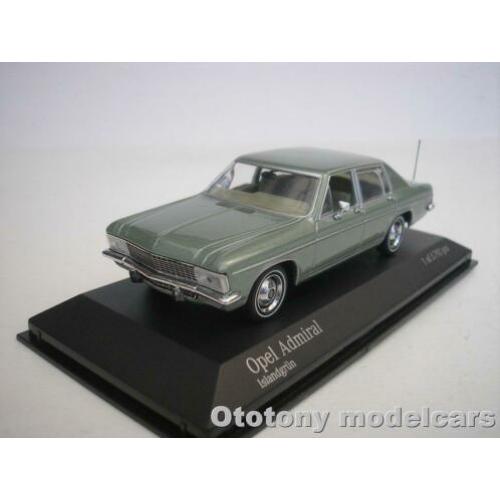 Opel Admiral 1969-77 Groen 1/43 Minichamps
